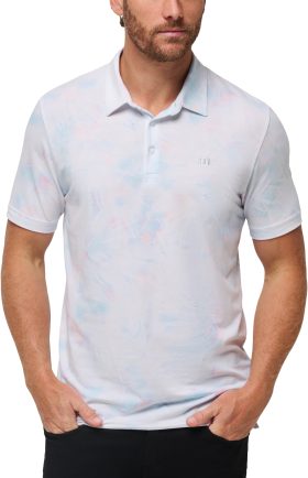 TravisMathew All Tied Up Men's Golf Polo - White, Size: Medium