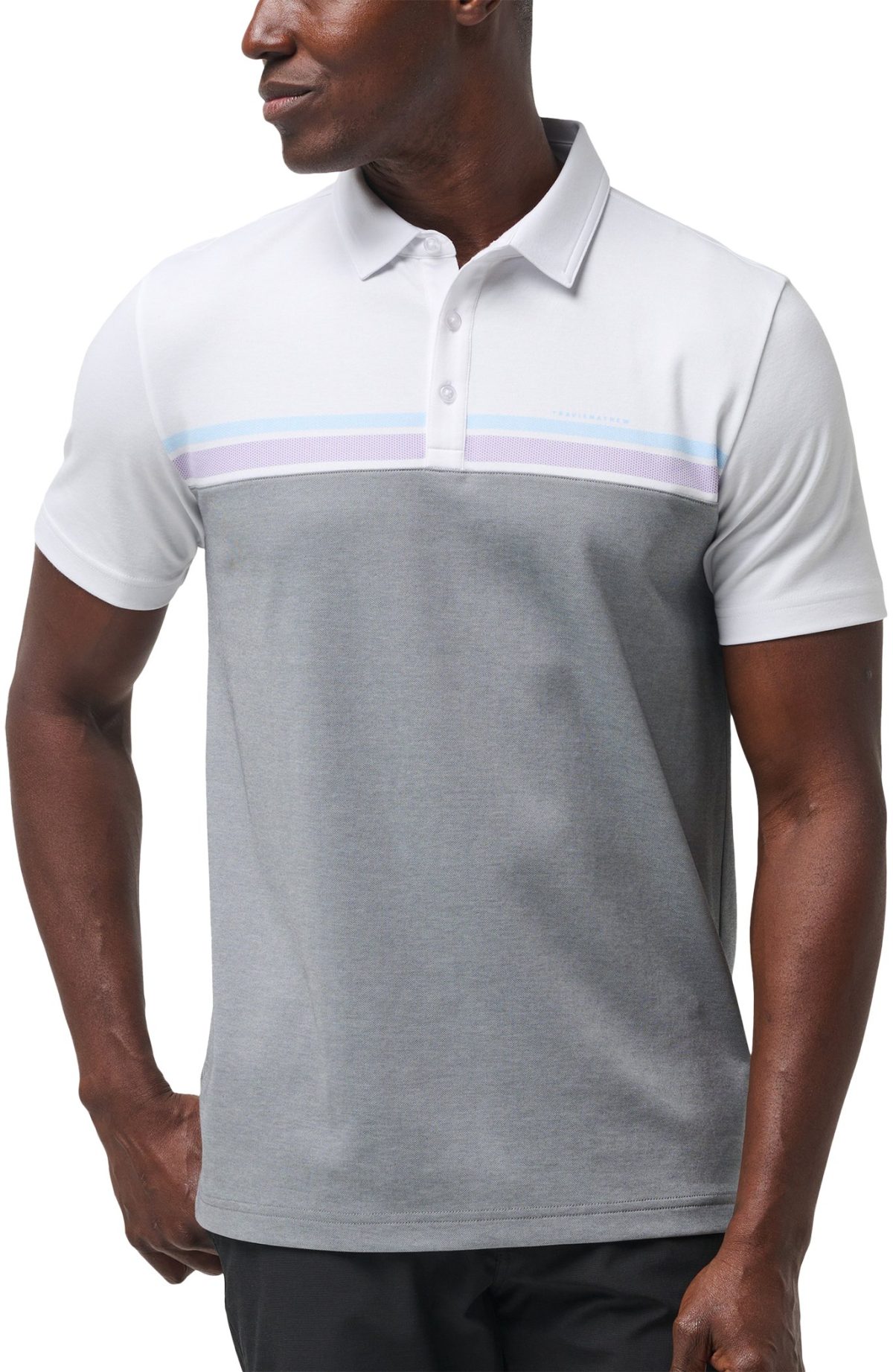 TravisMathew First Timer Men's Golf Polo - White, Size: Medium