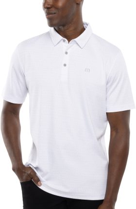 TravisMathew Freeze Frame Men's Golf Polo - White, Size: XXL