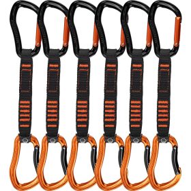 Wild Country Electron Quickdraw Set - 6-Pack Orange/Black, 12cm