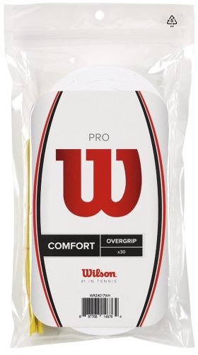 Wilson Pro Overgrip 30-Pack (White)