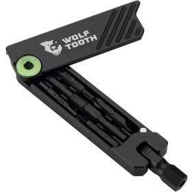 Wolf Tooth Components 6-Bit Hex Wrench Multi-Tool Green Bolt, One Size