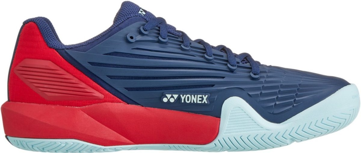 Yonex Men's Power Cushion Eclipsion 5 Tennis Shoes (Navy/Red)