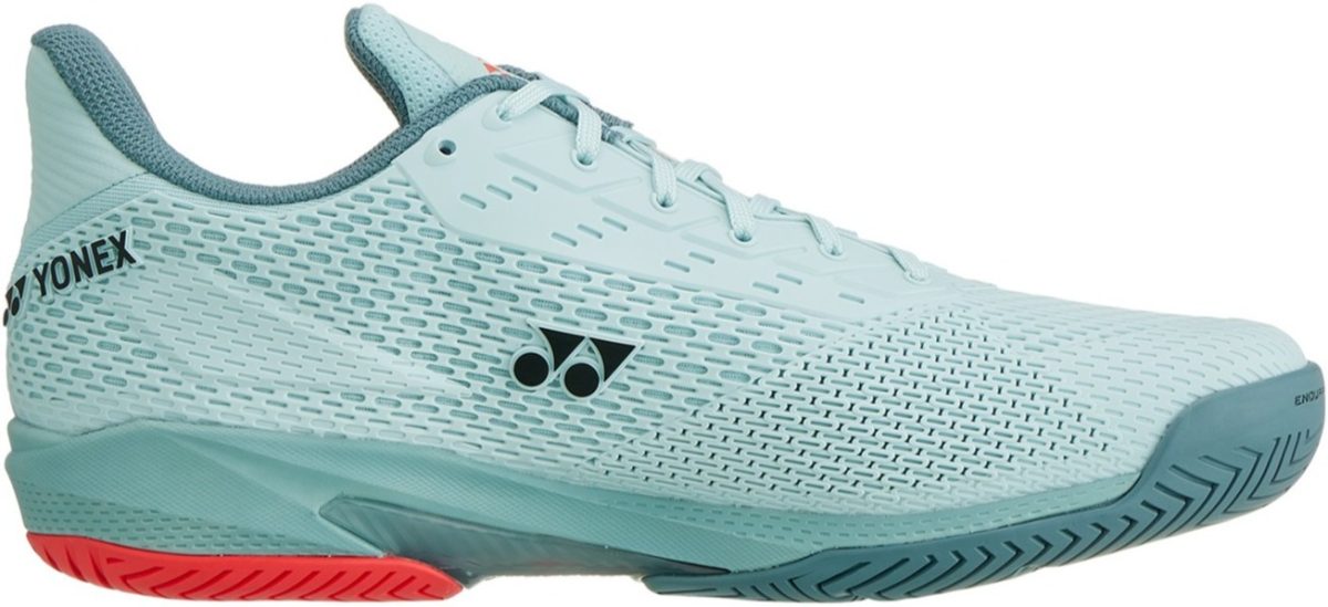 Yonex Unisex Power Cushion AD-ACCEL All Court Wide Tennis Shoes (Mist Blue)