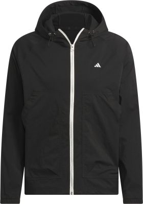 adidas Go-To Utility DWR Full Zip Men's Golf Jacket - Black, Size: Small