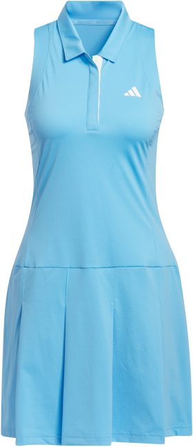 adidas Womens Ultimate365 Tour Pleated Golf Dress - Blue, Size: Small