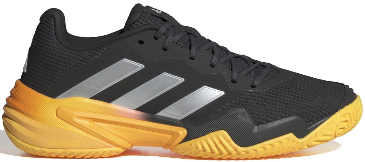 Adidas Men's Barricade 13 Tennis Shoes (Aurora Black/Zero Metallic/Spark)