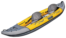 Advanced Elements Island Voyage 2 Inflatable Kayak in Yellow/Gray