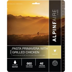 AlpineAire Pasta Primavera with Grilled Chicken