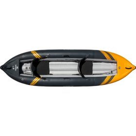 Aquaglide McKenzie 125 Inflatable Kayak Orange/Gray, 12ft 2in