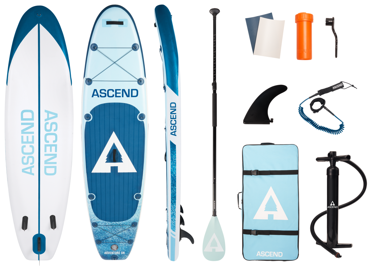 Ascend 10'6" Inflatable Stand-Up Paddleboard Package