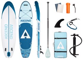 Ascend 10'6" Inflatable Stand-Up Paddleboard Package