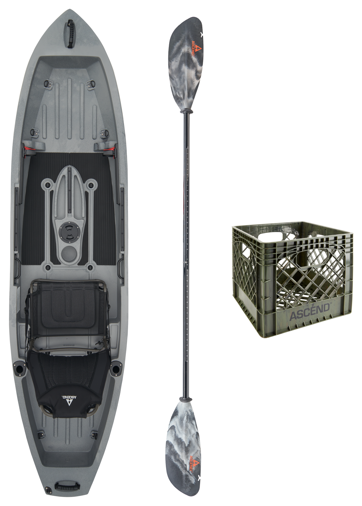 Ascend 10T Sit-On-Top Kayak Fishing Package