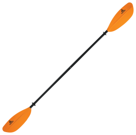 Ascend Trek Kayak Paddle - Orange - 220 cm