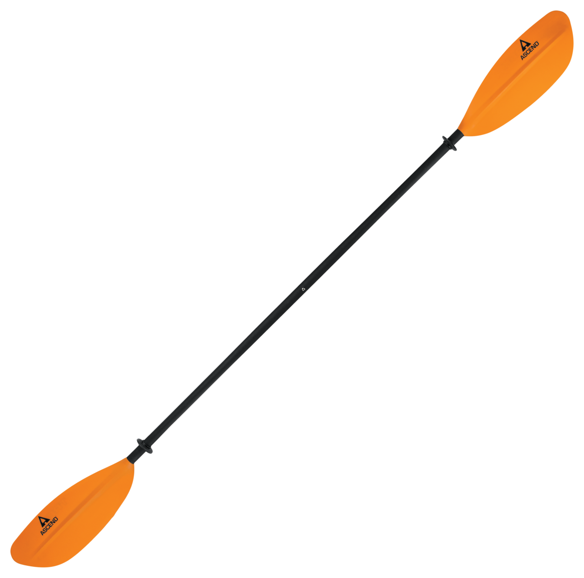 Ascend Trek Kayak Paddle - Orange - 230 cm