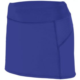 Augusta Women's Femfit Tennis Skort (Purple)