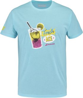 Babolat Men's Exercise "Fresh Ace" Message Tennis Tee