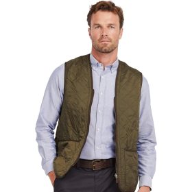 Barbour Polarquilt Waistcoat Zip-In Liner Vest - Men's Olive, M