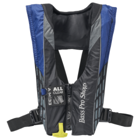 Bass Pro Shops AM33 All-Clear Inflatable Life Vest - Blue