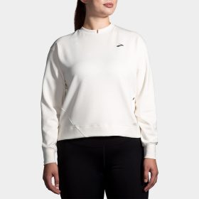 Brooks Run Within Sweatshirt Women's Running Apparel Light Taupe