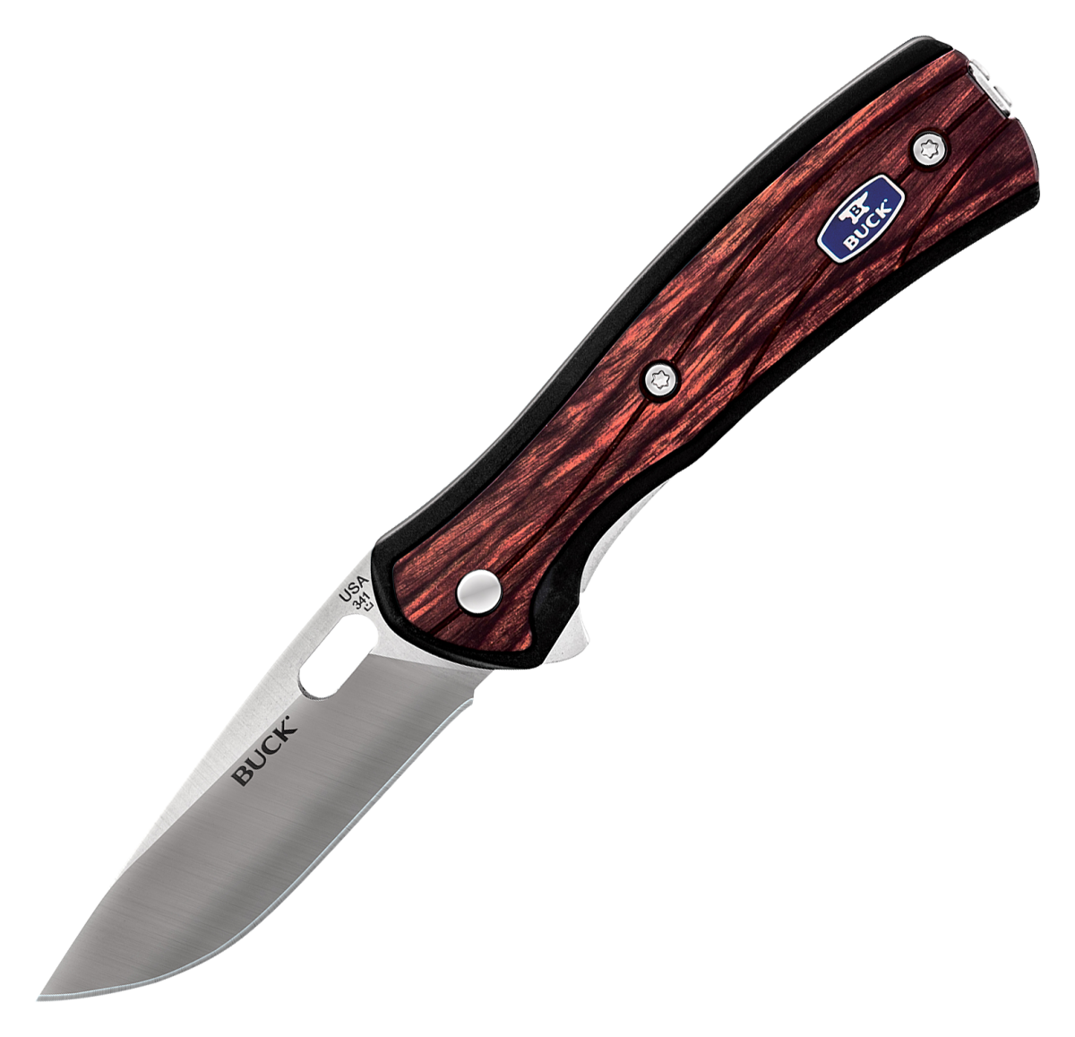 Buck Vantage Avid Fine Edge Drop Point Folding Knife - 2.625"