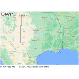 C-MAP Reveal SD Card Map Chart - US Lakes - South Central