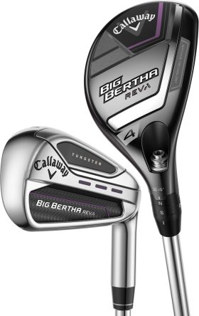 Callaway Womens Big Bertha REVA 23 Hybrid Combo Iron Set - RIGHT - 5H,6H,7-PW,SW - RCH 45 LADYS - Golf Clubs