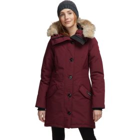 Canada Goose Rossclair Down Parka - Women's Elderberry (Heritage/Fur Trim), L