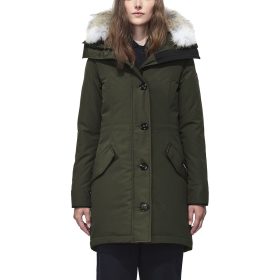 Canada Goose Rossclair Down Parka - Women's Military Green (Heritage/Fur Trim), 3XS