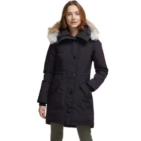 Canada Goose Rossclair Down Parka - Women's Navy (Heritage/Fur Trim), S