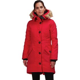 Canada Goose Rossclair Down Parka - Women's Red (Heritage/Fur Trim), M