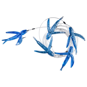 Carolina Lures Mini Yummie Flyer Daisy Chain - Blue Silver