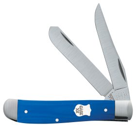 Case Blue G-10 Mini-Trapper Pocket Knife