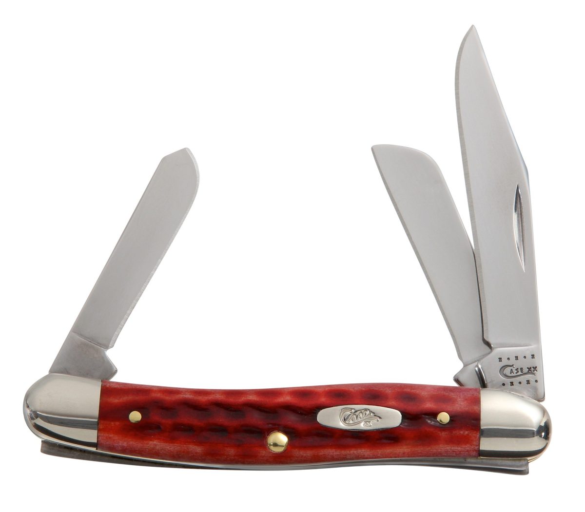 Case Red Bone Pocket Knife - Stockman