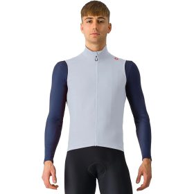 Castelli Espresso Vest - Men's Winter Sky/Dark Gray, L