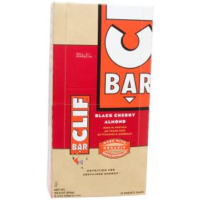 Clifbar Clif Bars - 12 Pack Black Cherry Almond, One Size