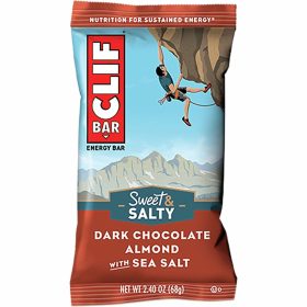 Clifbar Clif Bars - 12 Pack Dark Chocolate Almond w/ Sea Salt, One Size