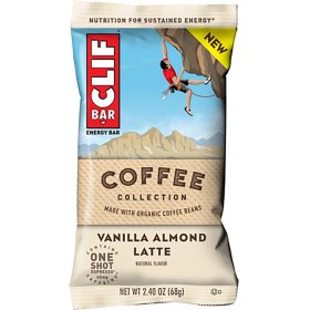 Clifbar Clif Bars - 12 Pack Vanilla Almond Latte, One Size