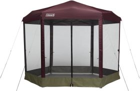 Coleman Back Home 10.5 x 9 Screen Tent, Steel