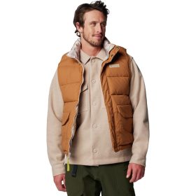 Columbia Wallowa Reversible Vest - Men's Camel Brown/Wallowa Mtns Print, S