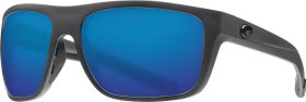 Costa Del Mar Broadbill 580G Polarized Sunglasses, Men's, Matte Gry Frm/Bl Mirror