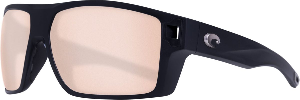 Costa Del Mar Diego Adult 580G Sunglasses, Men's, Matte Black/Copper Silver