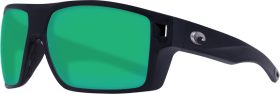 Costa Del Mar Diego Adult 580G Sunglasses, Men's, Matte Black/Green