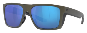 Costa Del Mar Lido 580G Glass Polarized Sunglasses - Steel Gray Metallic/Blue Mirror - Large