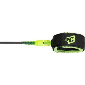 Creatures of Leisure Reliance Lite Surfboard Leash Black/Lime, 6ft