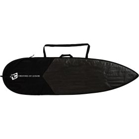 Creatures of Leisure Shortboard Icon Lite Surfboard Bag Black/Silver, 6ft 3in