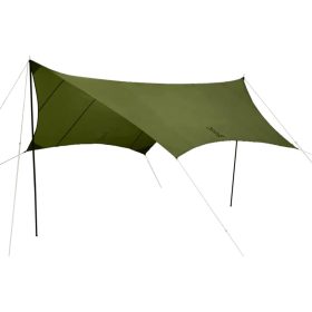 DOD Outdoors Itsuka Tarp + Poles Olive, One Size