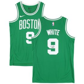 Derrick White Boston Celtics Autographed Kelly Green Nike Icon Edition Swingman Jersey