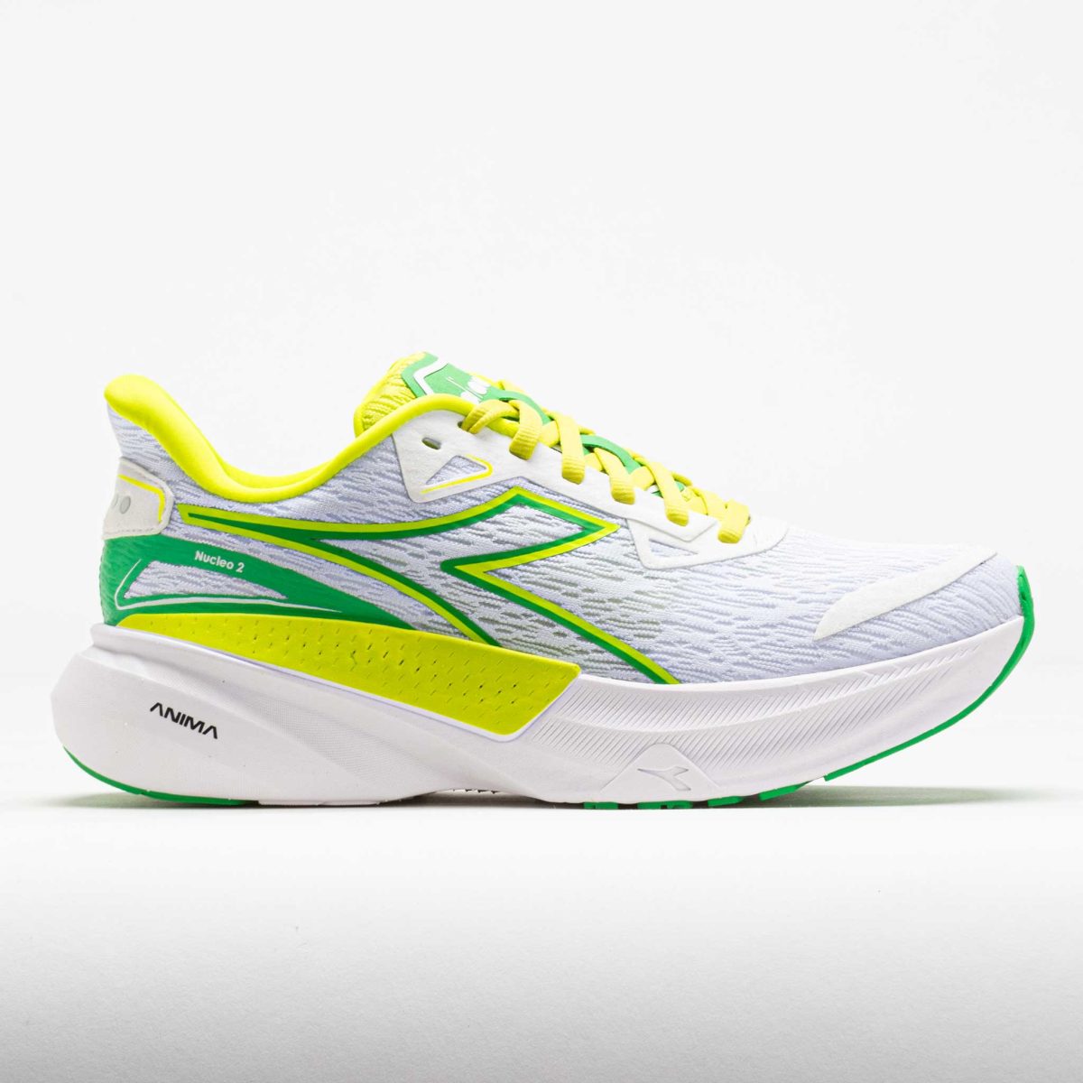 Diadora Equipe Nucleo 2 Women's Running Shoes White/Lime