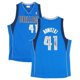 Dirk Nowitzki Dallas Mavericks Autographed Mitchell & Ness Royal Blue 2010-11 Swingman Jersey with "06-07 MVP" Inscription